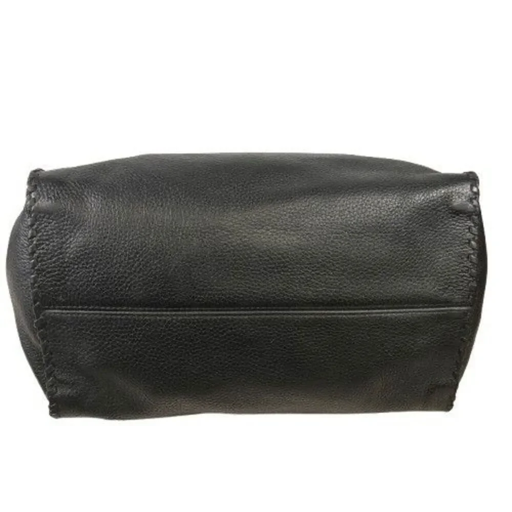 Michael Kors Whipped Chelsea Black Leather Tote Hobo Shoulder Bag Purse MRP$528
